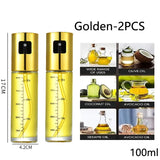 Glass Oil Sprayer for Cooking, Olive Oil Mister for Salad, BBQ, Kitchen, and Baking – Vinegar Dispenser