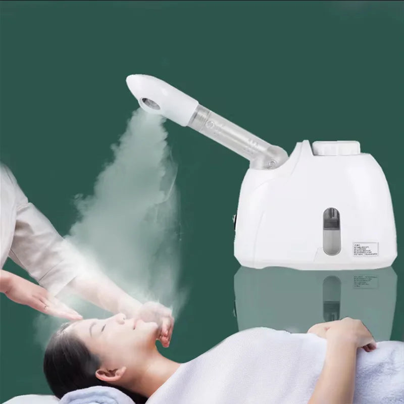 Professional Ozone Facial Steamer – Warm Mist Humidifier for Deep Skin Cleansing & Hydration
