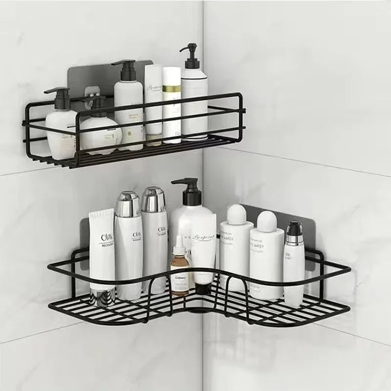 Bathroom Floating Wall Shelf Metal Organizer Cart - Versatile Storage Solution for Your Bathroom