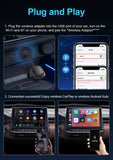 Wireless CarPlay & Android Auto Adapter - Universal USB Dongle for iPhone & Android