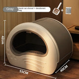 Fully Enclosed Drawer-Style Cat Litter Box – Extra Large with Odor Control & Anti-Splash Design