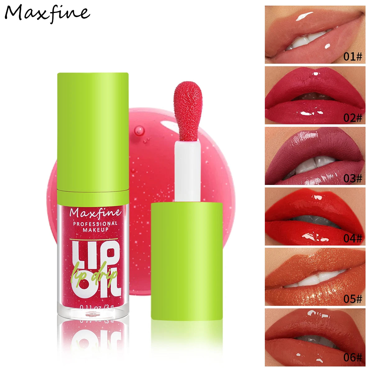 Long-Lasting Waterproof Lip Gloss for Vibrant Shine