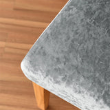 1 funda de tela brillante de terciopelo para silla: funda elegante y elástica para cualquier ocasión