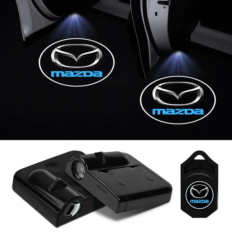 Car Door LED Logo Projector Lights | Wireless Courtesy Shadow Welcome Lamps