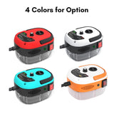 Limpiador a vapor de mano de alta presión: 2500 W de potencia, 6 configuraciones de velocidad y tanque de agua grande