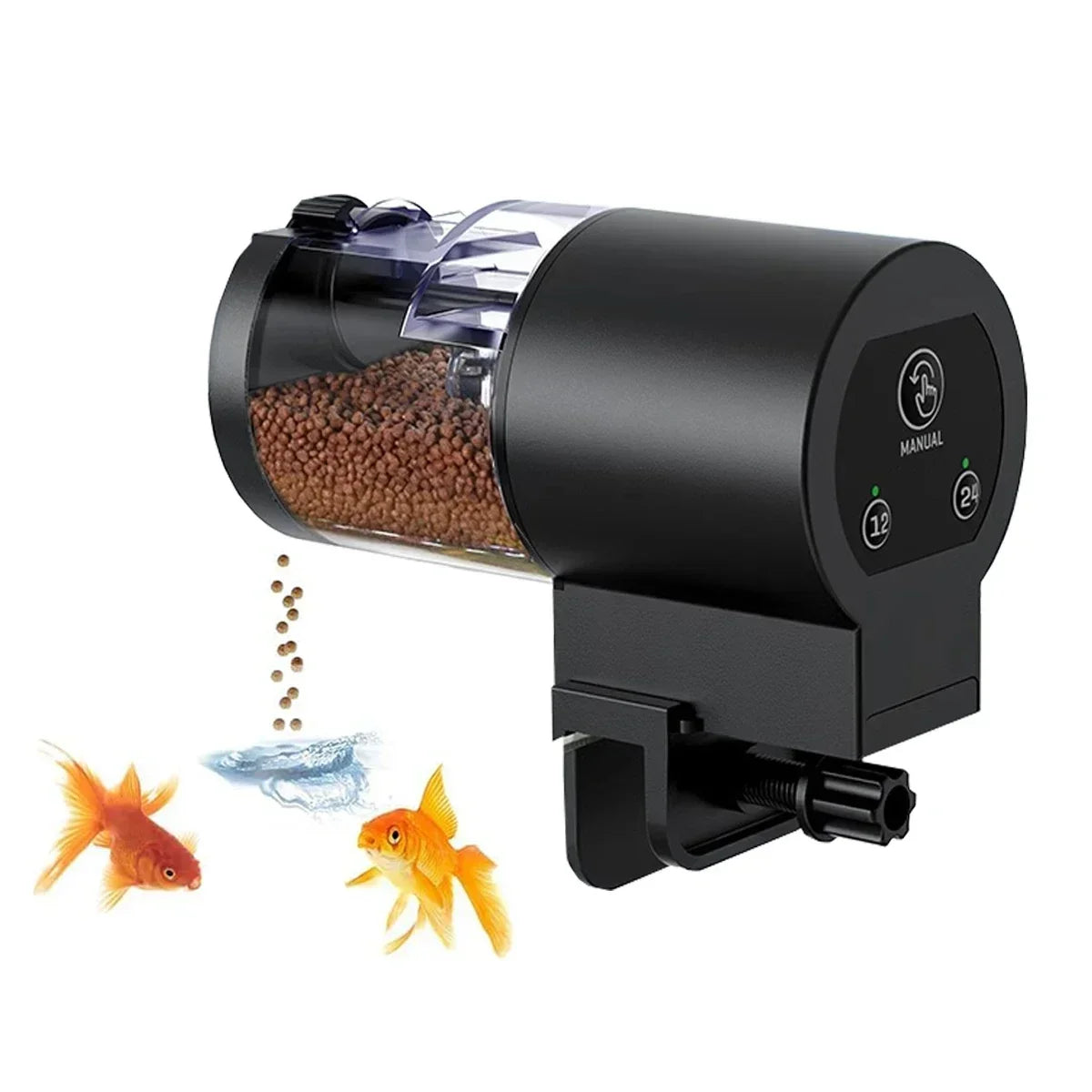 Automatic Fish Feeder with Timer – Adjustable Aquarium Food Dispenser for Daily Feeding