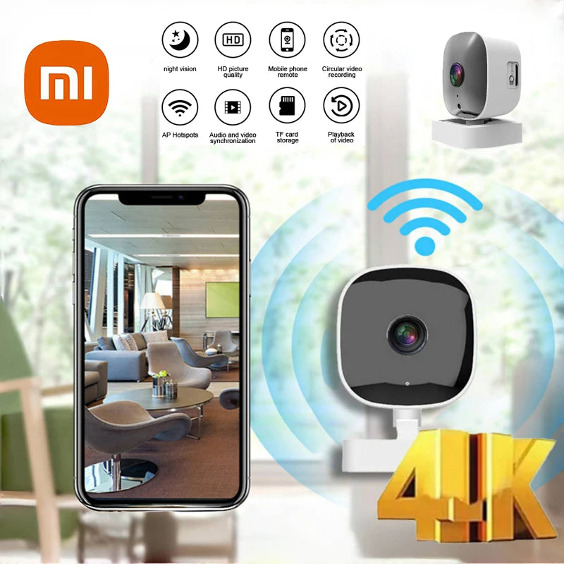 1080P Wireless WiFi Security Camera for Indoor Surveillance & Baby Monitoring