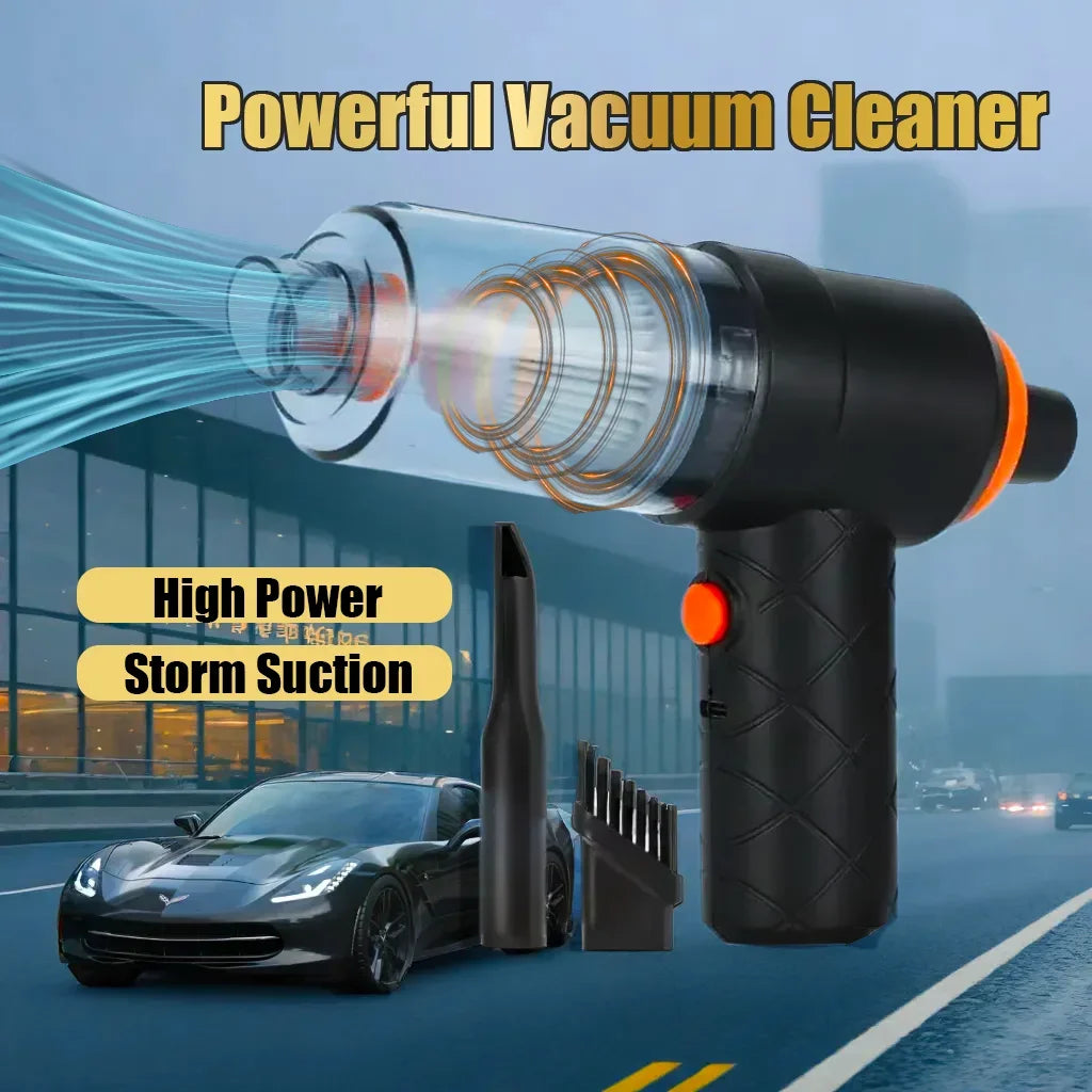 Powerful Wireless Handheld Vacuum Cleaner – Portable Car & Home Cleaning with High Suction Power