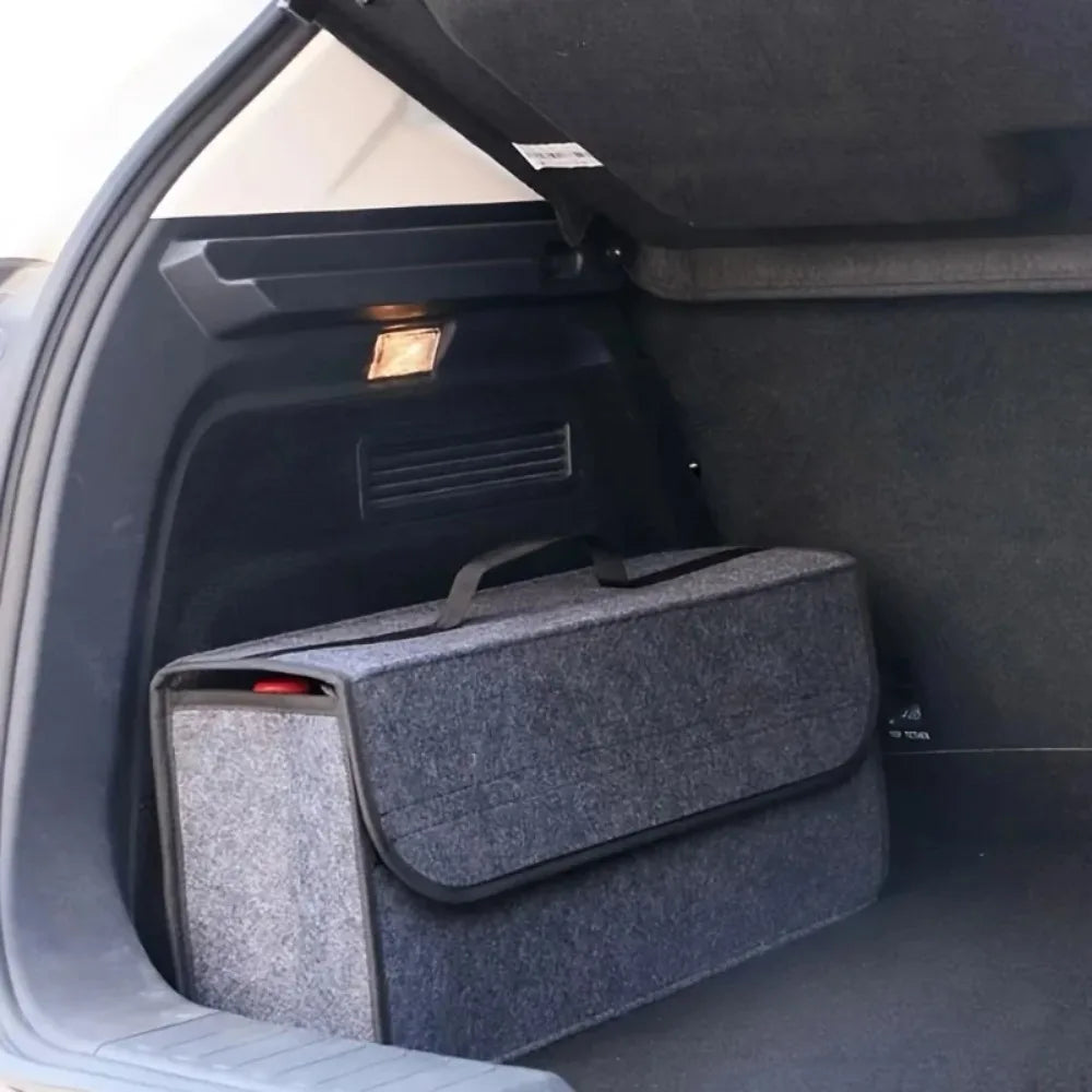 Compact Car Seat Back Organizer | Small Rear Storage Bag for SUVs & Sedans