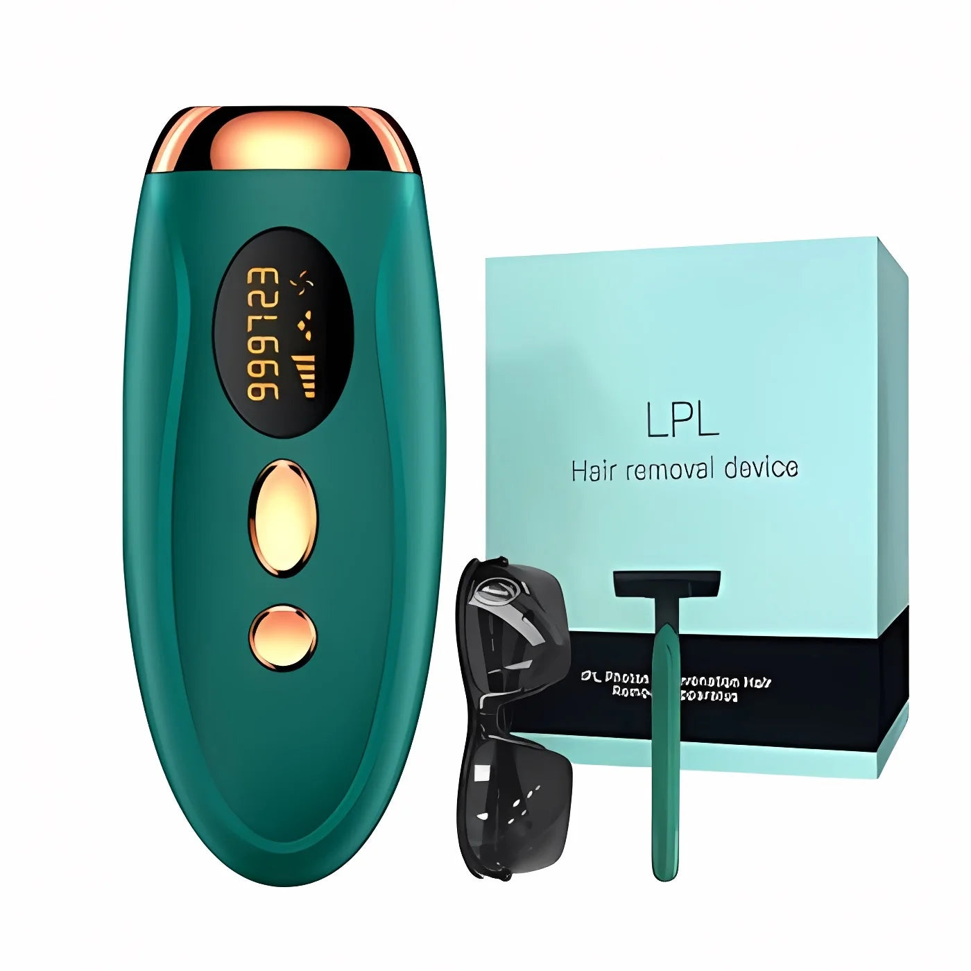 Professional IPL Hair Removal Device - 999,999 Flashes for Permanent Painless Hair Removal