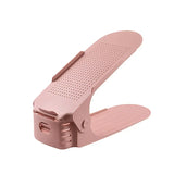 Organizador de zapatos apilador ajustable de 10 piezas: zapatero de dos niveles que ahorra espacio para organizar el armario
