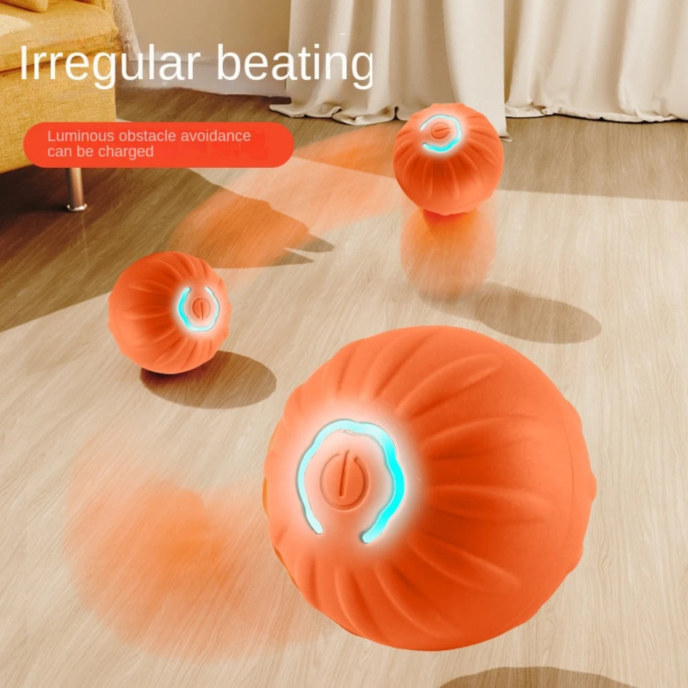 Self-Moving Smart Ball for Dogs – USB Rechargeable Interactive Toy with Obstacle Avoidance