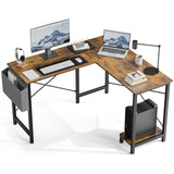 Modern L-Shaped Computer Desk for Home and Office