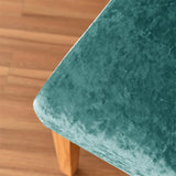 1 funda de tela brillante de terciopelo para silla: funda elegante y elástica para cualquier ocasión