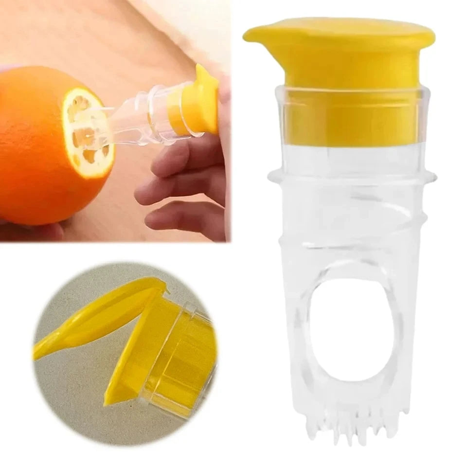 Manual Citrus Juicer - Portable Handheld Fruit Press for Lemons, Oranges & Pomegranates