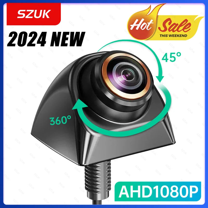 AHD 1080P Car Rear View Camera - 170° Night Vision Backup Camera with Waterproof Design