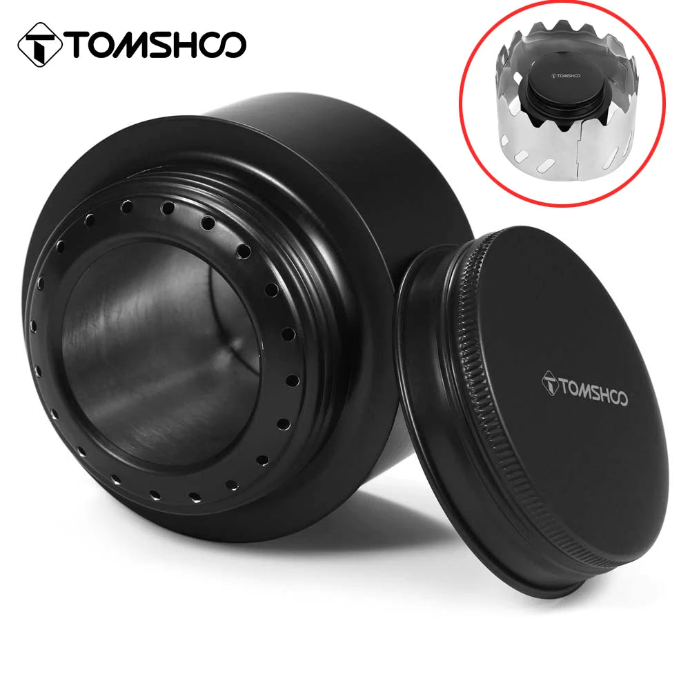 Compact Aluminum Alloy Portable Alcohol Stove for Camping