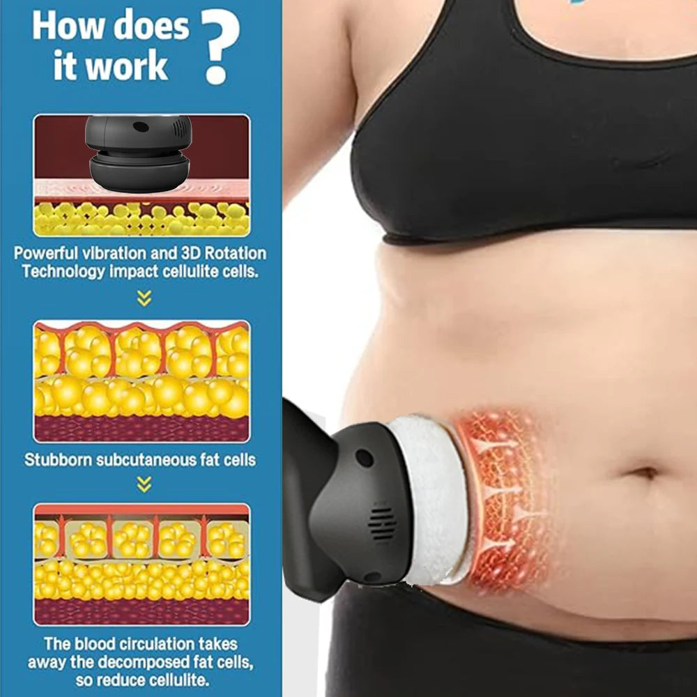 Slimming Fascia Massage Gun for Fat Reduction & Body Sculpting