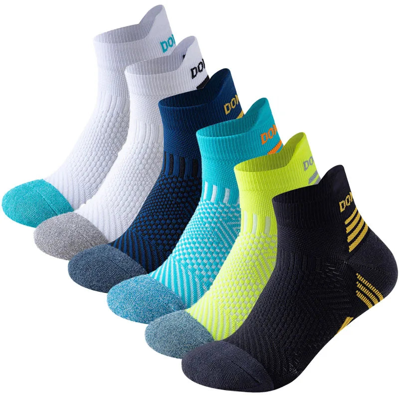 Breathable Cushioned Running Socks – Moisture-Wicking & Arch Support