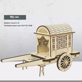 3D Wooden Puzzle for Kids - Educational DIY Model Toy for Boys & Girls