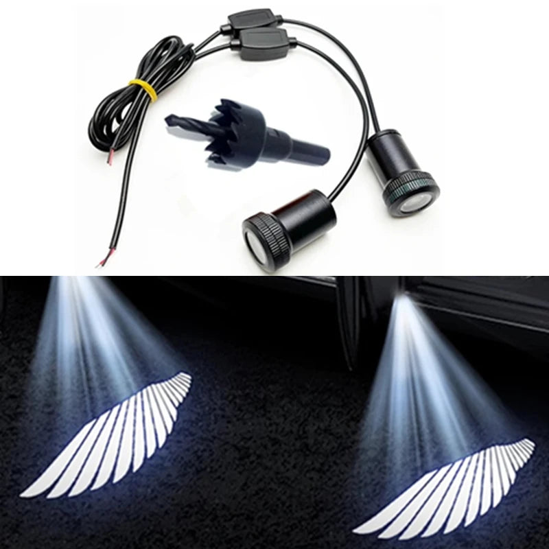 Custom Car Door Logo Projector Lights – Wireless LED Welcome Lamps with Personalized Logo Design
