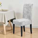 Velvet Dining Chair Covers – Stretchable Jacquard Slipcovers for Home & Events