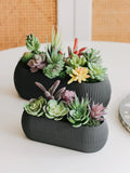Plantas suculentas artificiales - Cactus de imitación realistas para decoración del hogar y la oficina | Miniplantas decorativas