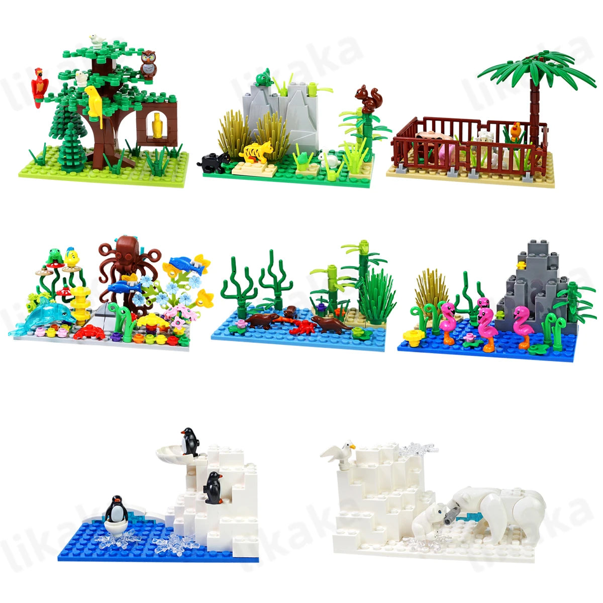 City Farm Micro Building Block Set – Educational Mini Architecture Toy for Kids & Adults