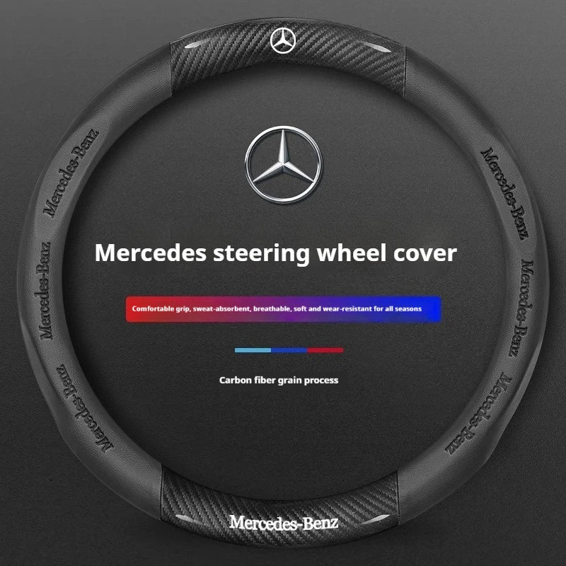 Mercedes-Benz Steering Wheel Cover - Premium Leather Protection for a Stylish Drive