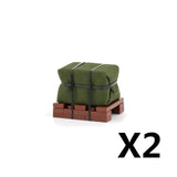 Military DIY Roadblock Bricks Set - Compatible with Lego, Fun and Creative Kids' Gift