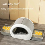 Fully Enclosed Drawer-Style Cat Litter Box – Extra Large with Odor Control & Anti-Splash Design