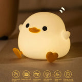 🦆 Cute Duck Night Light – Soft, Rechargeable, and Touch-Controlled! 🦆
