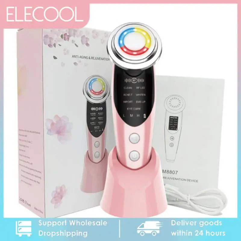 Microcurrent Facial Massager for Skin Tightening, Wrinkle Removal & Skin Rejuvenation – USB Rechargeable