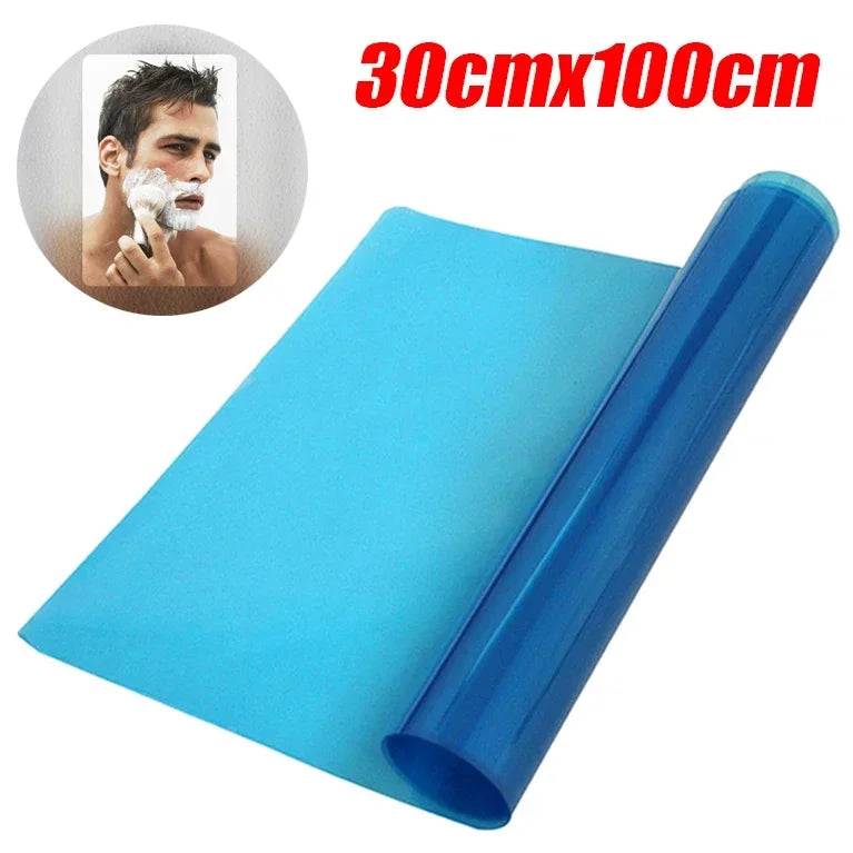 30cm x 100cm Universal Anti-Fog & Waterproof Mirror Film – Clear Vision in Any Condition!