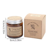Handmade Scented Soy Wax Candle – Smokeless Aromatherapy Gift for Home & Events