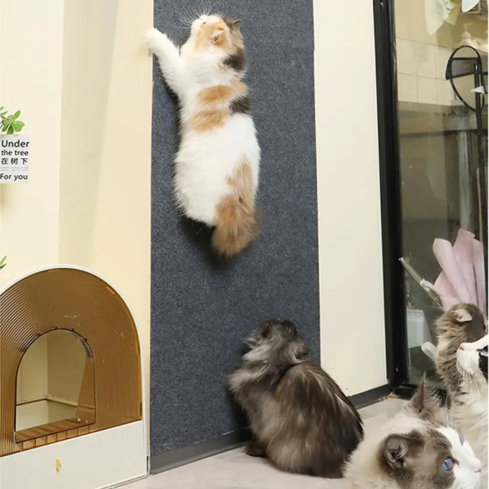 Self-Adhesive Cat Scratching Pad - Furniture Protector with Trimmable Design