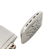 Reusable Silver Metal Hand Warmer – Long-Lasting Portable Heat for Camping, Skiing & Outdoor Use