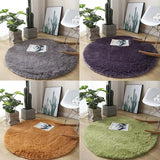 Plush Round Carpet – Soft, Fluffy, and Elegant Home Décor for Any Room