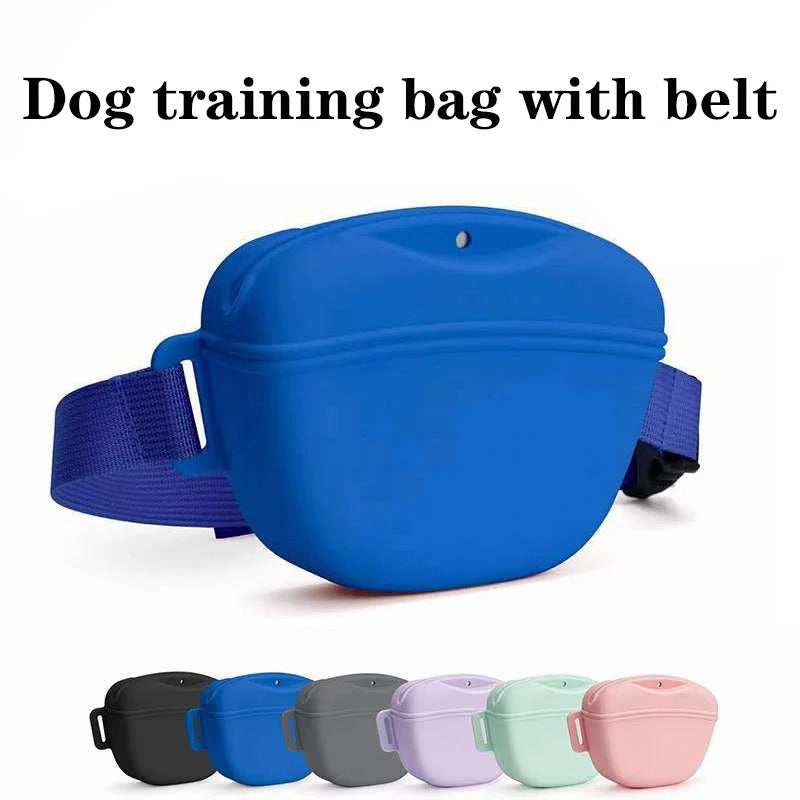 Silicone Dog Treat Bag – Portable & Hands-Free Training Pouch