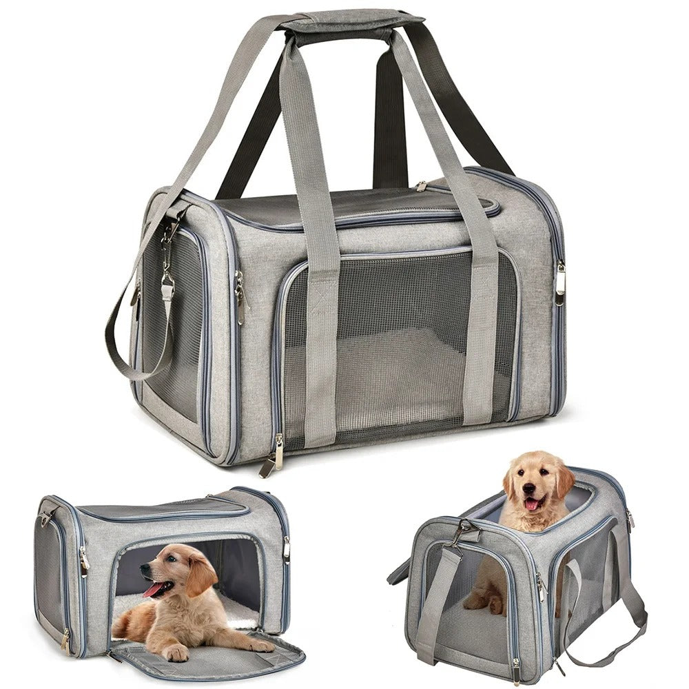Airline-Approved Pet Carrier Backpack – Soft-Sided Travel Bag for Small Dogs & Cats