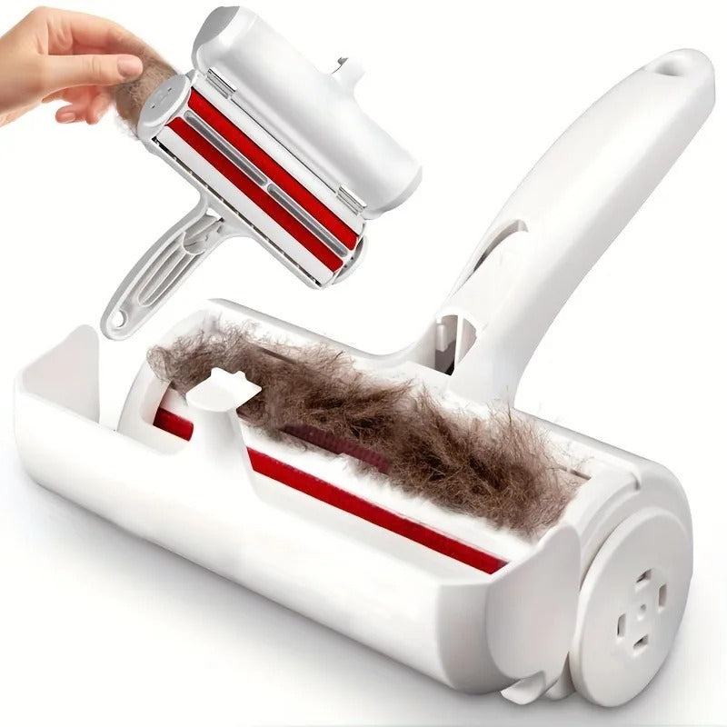 Reusable Pet Hair Remover – Washable Adhesive Roller for Fur Removal