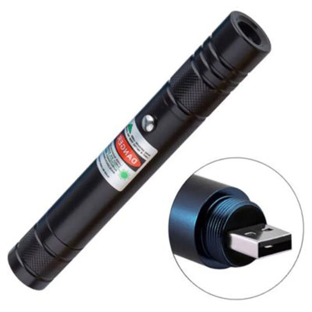 2-in-1 Cat Laser Pointer & Flashlight - Portable Pet Training Toy with Keychain