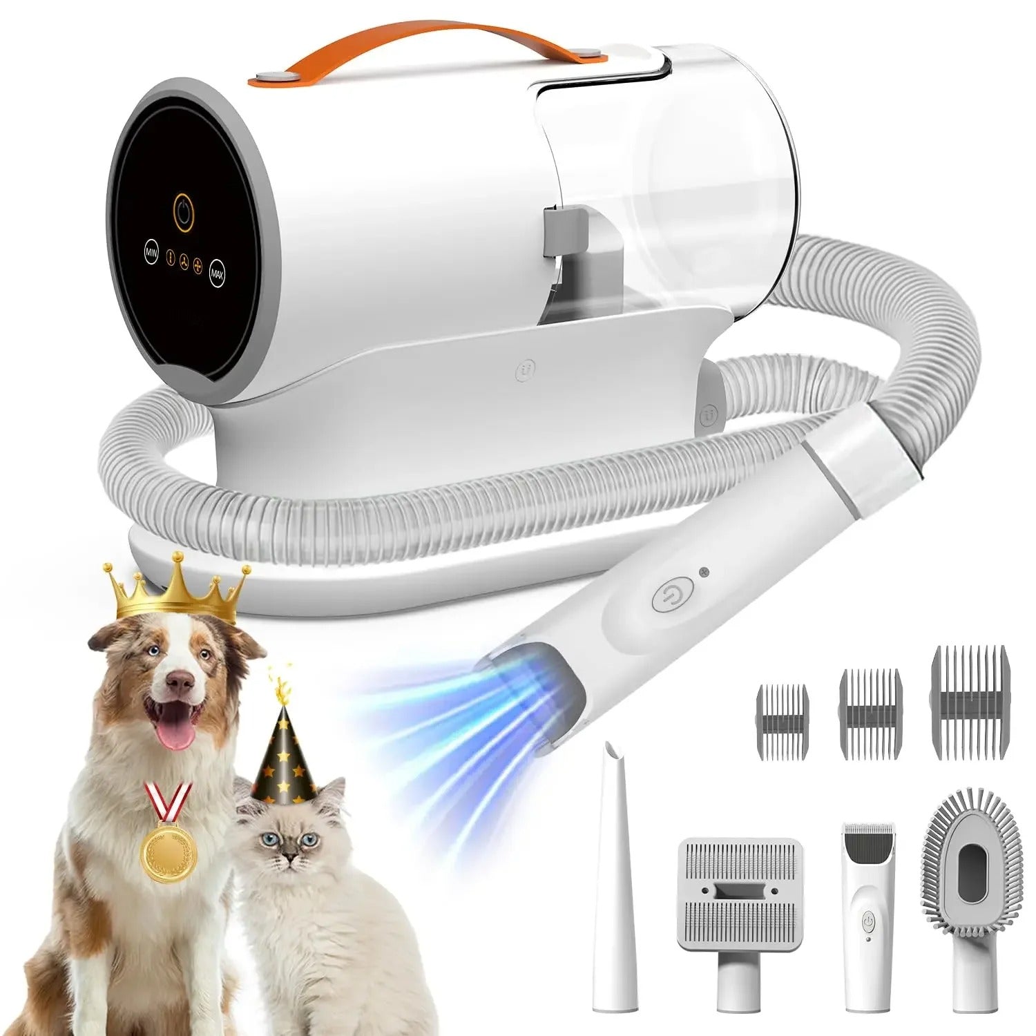 12000Pa Pet Vacuum – Dog Hair Grooming & Shedding Tool with 2L Dust Cup