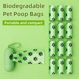 Biodegradable Dog Poop Bags – Scented Eco-Friendly Waste Bags with Dispenser