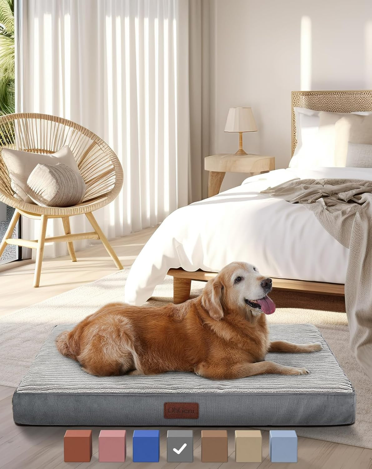 Orthopedic Waterproof Dog Bed – Egg Crate Foam Support for Joint Relief