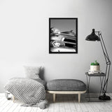 18X24 Poster Frame with Polished Plexiglass - Streamline Collection - Thin Border Picture Frame for Wall Display - Hanging Hardware Included - Black