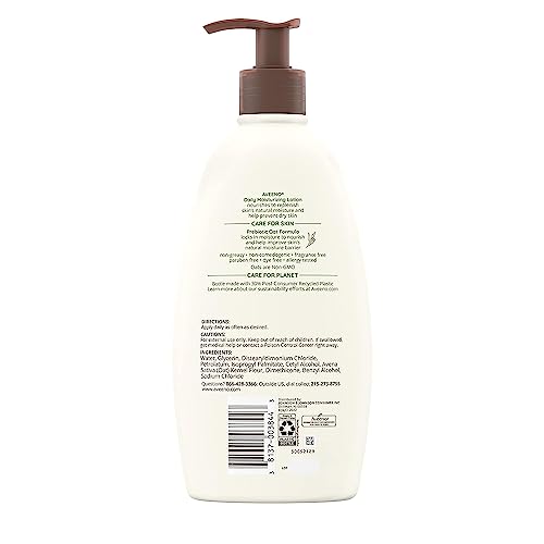 Daily Moisturizing Body Lotion for Dry Skin – Prebiotic Oat, Fragrance-Free, Non-Greasy Hydrating Moisturizer