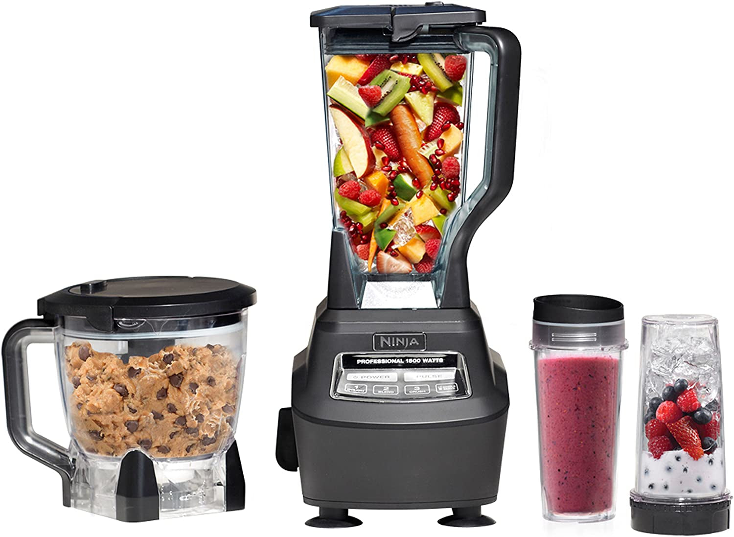 Sistema de cocina Mega Ninja BL770: 4 funciones para batidos, masas y bebidas