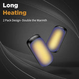 Rechargeable Electric Hand Warmers 2-in-1 Portable Pocket Heater Set
