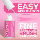 Super Strong Brush-On Nail Glue for Press-On, Acrylic & Fake Nails